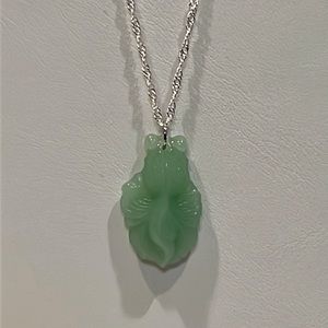 Green Aventurine Koi Necklace